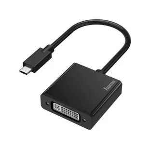 Hama USB-C DVI z przewodem | - Adaptery i przejściówki - miniaturka - grafika 1