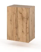 Szafki łazienkowe - Szafka Łazienkowa Wisząca 40Cm Hugo Dąb Wotan - miniaturka - grafika 1