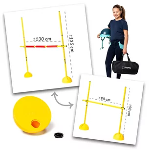 Przeszkoda treningowa Skippi 135 cm - prezent dla aktywnego dziecka - Księgarnia OUTLET - miniaturka - grafika 3