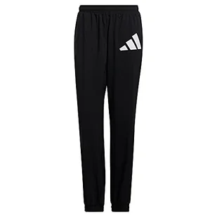 Adidas Spodnie damskie Woven Bos wielokolorowa czarny/biały L GL0675 - Spodnie damskie - miniaturka - grafika 1