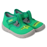 Buty dla dziewczynek - Befado  obuwie dziecięce  631P022 zielone - miniaturka - grafika 1