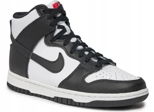 Nike Buty Damskie Sportowe Sneakersy wysokie Dunk High czarno-białe 36,5 Eu - Sneakersy damskie - miniaturka - grafika 1