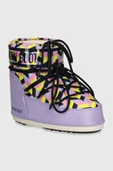 Śniegowce damskie - Moon Boot śniegowce MB ICON LOW OPTICAL 80D1409550 JB10 - miniaturka - grafika 1
