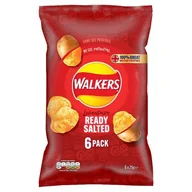 Chipsy - Walkers Ready Salted chipsy ziemniaczane o smaku soli morskiej 6x25 g - miniaturka - grafika 1