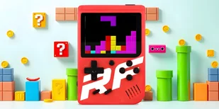 Mini Konsola Do Gier Retro Przenośna Hity 400 Gier 8 I 16 Bit Konsola 3" - Konsole i gry retro - miniaturka - grafika 1