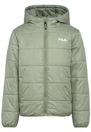 Kurtki i płaszcze dla chłopców - FILA Berghuelen Padded Jacket uniseks, khaki-zielony (Oil Green), 146-152 - miniaturka - grafika 1