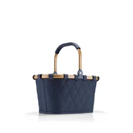 Torby i wózki na zakupy - Koszyk CARRYBAG XS FRAME, rhombus midnight gold, Reisenthel - miniaturka - grafika 1