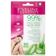 Balsamy i kremy do ciała - Eveline Cosmetics Cosmetics 99% Natural Aloe Vera Żel po depilacji 10 ml - miniaturka - grafika 1