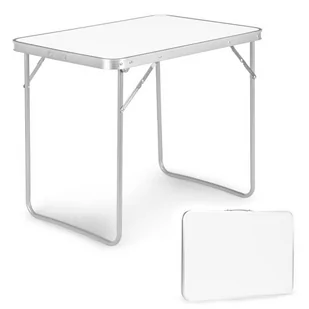 Stolik turystyczny stół piknikowy składany 70x50cm biały - Meble turystyczne - miniaturka - grafika 1