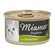 Mokra karma dla kotów - Miamor Pasztet Królik 12x85 g - miniaturka - grafika 1