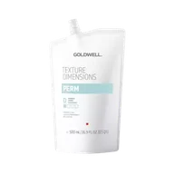 Kosmetyki do stylizacji włosów - Goldwell Texture Dimensions, loton do trwałej ondulacji dla włosów z umiarkowaną ilością pasemek, D-Damaged, 500ml - miniaturka - grafika 1