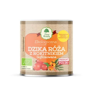 Dary Natury Dzika róża z rokitnikiem liofilizowana sproszkowana 70 g Bio - Zdrowa żywność - miniaturka - grafika 1