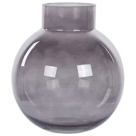Wazony i flakony - Wazon na kwiaty szklany 22 cm szary POLYDROSOS - miniaturka - grafika 1