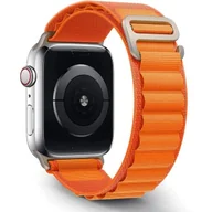 Akcesoria do smartwatchy - PASEK DO APPLE WATCH 4/5/6/7/8/9/10/SE/ULTRA 44/45/46/49mm POMARAŃCZOWY - miniaturka - grafika 1