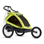 Wózki dziecięce - Wózek dziecięcy TaXXi S'Cool Kids Elite two Lime - miniaturka - grafika 1