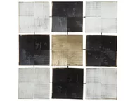 Dekoracje domu - Beliani Dekoracja ścienna wielokolorowa TITANIUM - miniaturka - grafika 1