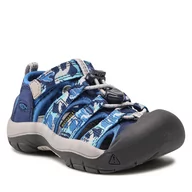 Sandały damskie - Keen Sandały Newport H2 1026269 Camo/Bright Cobalt - miniaturka - grafika 1