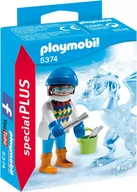 Klocki - Playmobil Rzeźbiarka z lodową rzeźbą 5374 - miniaturka - grafika 1