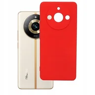 Etui i futerały do telefonów - Etui Do Realme 11 Pro 5G/Pro+ 5G Silicon Case Czerwony Pokrowiec Obudowa Futerał Guma - miniaturka - grafika 1