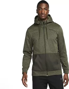 Nike Mens Fz Top Therma Men'S bluza treningowa z kapturem, Sequoia/Rough Green/Htr/Black, CU6231-356, S - Bluzy damskie - miniaturka - grafika 1