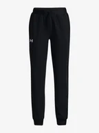 Spodnie sportowe damskie - Spodnie dziewczęce Under Armour  Sport Woven Storm Pant-BLK L - miniaturka - grafika 1