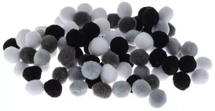 Brewis Pompony szare 10 mm POM14 - Dekoratorstwo - miniaturka - grafika 1