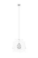 Lampy sufitowe - Sollux Lighting Gate lampa wisząca 1-punktowa biała SL.0662 SL.0662 - miniaturka - grafika 1