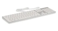 Klawiatury - LMP 22293 klawiatura Biuro USB QWERTY Hiszpański Srebrny 22293 - miniaturka - grafika 1