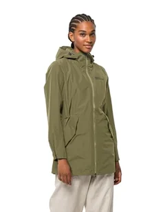 Jack Wolfskin Dakar Parka W Płaszcz, Liść Zatoki, Rozmiar M Kobiety, Liść zatoki, M - Płaszcze damskie - miniaturka - grafika 1