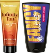 Balsamy i kremy do opalania - Supertan Infinity Tan + Wild Tan Fancy Vanilla Bronzer Gratis - miniaturka - grafika 1