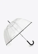 Parasole - Parasol transparentny czarny - miniaturka - grafika 1