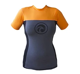 go hawaii Koszulka damska, Pomarańczowy i Szary, S - Koszulki i topy damskie - miniaturka - grafika 1