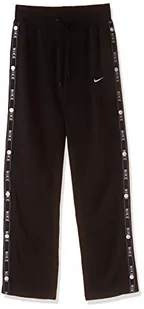 Nike damskie spodnie sportowe z logo Black/Black/Black/White L - Spodnie damskie - miniaturka - grafika 1