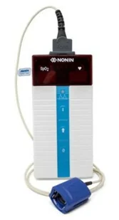 NONIN 8500 + sensor pediatryczny 8000AP Pulsoksymetr kieszonkowy - Pulsoksymetry napalcowe - miniaturka - grafika 1