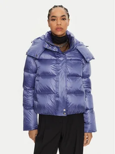 Patrizia Pepe Kurtka puchowa 2O0050 A9M0 Fioletowy Regular Fit - Kurtki damskie - miniaturka - grafika 1