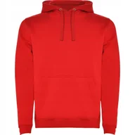 Bluzy męskie - Bluza Męska z Kapturem GRUBA Kangurka ROLY 1067 RED XL - miniaturka - grafika 1