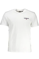 Koszulki i topy damskie - NAPAPIJRI T-SHIRT Z KRÓTKIM RĘKAWEM MĘSKI BIAŁY - Napapijri - miniaturka - grafika 1