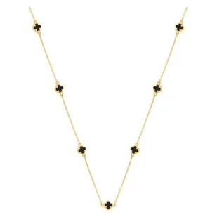 Złoty Naszyjnik Łańcuszkowy 585 3.50 gr, dł. 45.00 cm Rodium - Naszyjniki - miniaturka - grafika 1