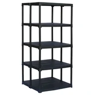 Szafy i regały magazynowe - ARTPLAST Regał plastikowy TEMPO, 1760x800x775 mm, 5 półek T80/10 PLUS - miniaturka - grafika 1