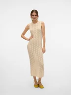 Sukienki - Vero Moda Sukienka w kolorze beżowym - miniaturka - grafika 1