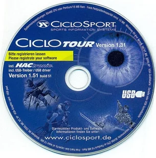 Oprogramowanie CICLOSPORT CICLO TOUR WYPRZEDAŻ -60% - Programy użytkowe i narzędziowe - miniaturka - grafika 1
