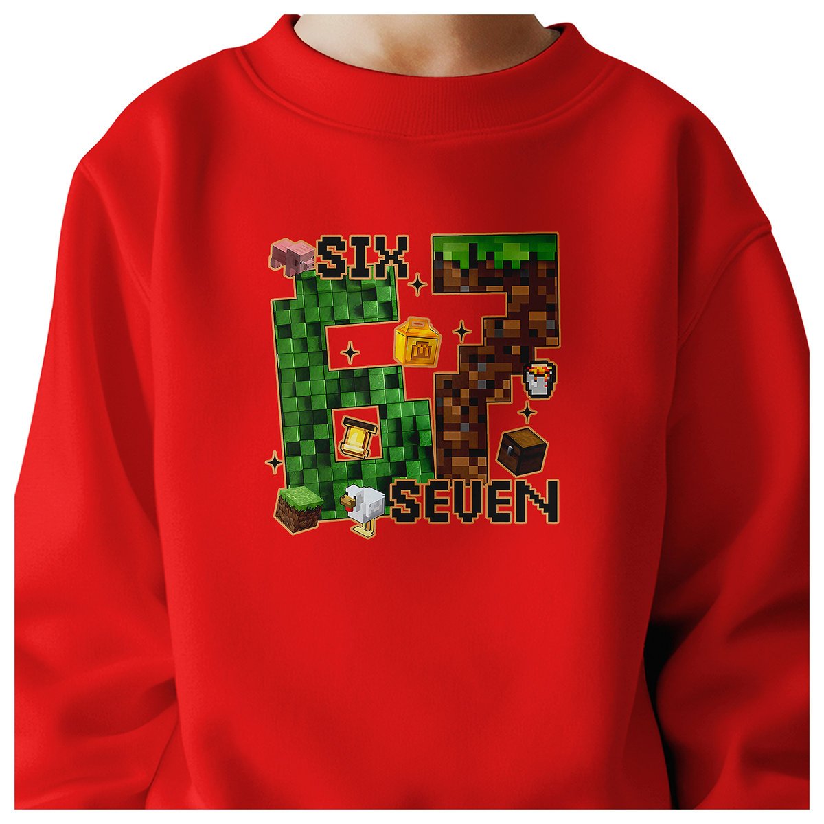 BLUZA DZIECIĘCA 67 SIX SEVEN VIRAL DLA CHŁOPCA DZIEWCZYNKI 134-140