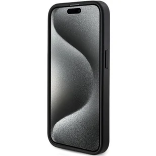 Etui Guess GUHMP14XG4GFRK Apple iPhone 14 Pro Max hardcase 4G Collection Leather Metal Logo MagSafe czarne/black - Etui i futerały do telefonów - miniaturka - grafika 6