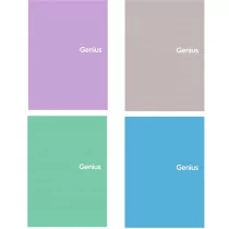 Astra-papier Kołozeszyt A5/80K kratka Genius mini 2 4szt 439307 - Szkolne artykuły papiernicze - miniaturka - grafika 1