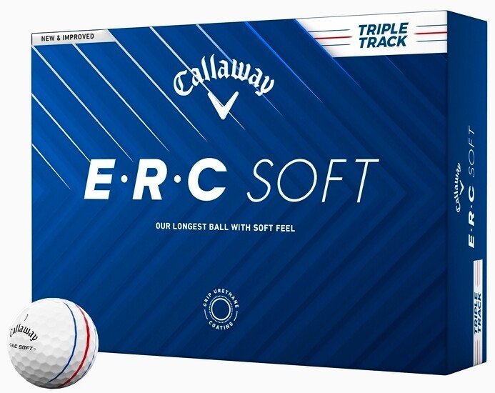 Piłki golfowe Callaway ERC Soft 2025 Triple Track, 12, ERC Soft