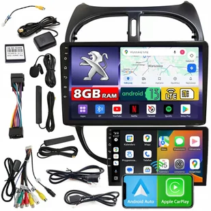 Radio samochodowe NCS ZQ9 PEUGEOT 206 206CC 2002-2010 Android 8GB LTE - Radia samochodowe - miniaturka - grafika 1