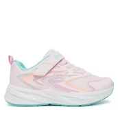 Buty dla dziewczynek - Sneakersy Skechers Microspec Tread 303882L/LPMT Różowy - miniaturka - grafika 1