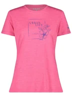 Koszulki sportowe damskie - CMP Koszulka funkcyjna w kolorze różowym - miniaturka - grafika 1