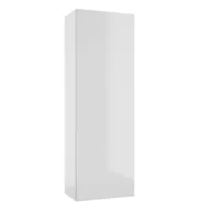 Szafki łazienkowe - Szafka łazienkowa wisząca 30x20x90 cm Duo biała połysk Defra - miniaturka - grafika 1