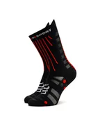 Skarpetki kolarskie - Compressport Skarpety wysokie unisex Aero XU00054B Czarny - miniaturka - grafika 1
